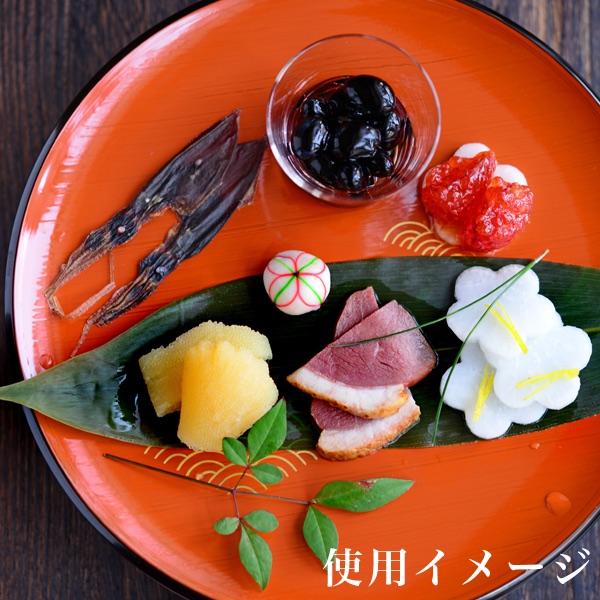 送料無料】 盛皿 刷毛目青海波 / 大皿 プレート 盛り皿 食器 木製 山中  