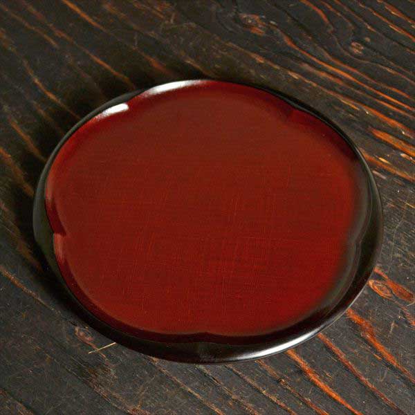 福梅盆 布目塗 240mm / 初任給 プレゼント 父の日 早割 ランチョン