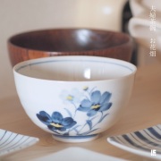 【送料無料】九谷焼 組飯碗 お花畑 ペア≪在庫確認後、通常即日で出荷≫ ( 木箱名入れ有料 夫婦湯のみ 夫婦湯飲み 湯呑み ゆのみ 陶器 セット 九谷焼 )