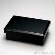 丼重 黒内朱≪在庫確認後、7営業日程で出荷≫ ( お弁当 運動会 ピクニック 遠足 人気 越前漆器 )