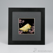 【送料無料】パネル 桜富士≪在庫確認後、7営業日程で出荷≫ ( 額縁 飾り フレーム 人気 おすすめ 越前漆器 )