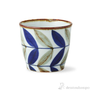 カップ カズラ 青≪在庫確認後、10~14営業日程で出荷≫ ( カズラ グラス こっぷ タンブラー 焼酎 割れない 波佐見焼 )