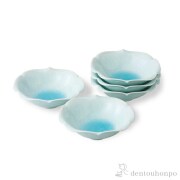 【送料無料】小鉢揃 青磁 5個セット≪在庫確認後、10~14営業日程で出荷≫ ( 和食器セット 小鉢 揃える 食器 和食 波佐見焼 )