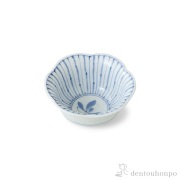 【送料無料】六方花小付 十草蘭 5個セット≪在庫確認後、10~14営業日程で出荷≫ ( 和食 食器 おつまみ 朝食 料理 波佐見焼 )