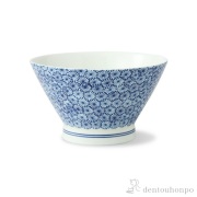 くらわんか丼 亀甲紋 青 3個セット≪在庫確認後、10~14営業日程で出荷≫ ( どんぶり 食器 器 親子丼 しらす丼 波佐見焼 )