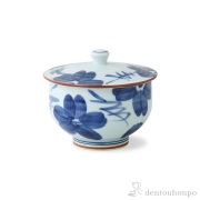 蓋付汲出 染花紋 5個セット≪在庫確認後、10~14営業日程で出荷≫ ( 茶器セット 急須 湯呑み 日本茶 中国茶 波佐見焼 )