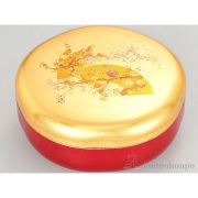 うららか 梅菓子器≪在庫確認後、1~3営業日で出荷≫ ( 箔一 退職祝い 定年 中鉢 お菓子 菓子入れ 人気 おすすめ 金沢金箔 )