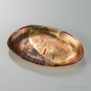 【送料無料】箔名画 ガラストレー ドクロ≪在庫確認後、1~3営業日で出荷≫ ( 箔一 トレー コーディネート 和 アクセサリー おすすめ 金沢金箔 )