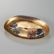 【送料無料】箔名画 ガラストレー モンスター≪在庫確認後、1~3営業日で出荷≫ ( 箔一 トレー コーディネート 和 アクセサリー おすすめ 金沢金箔 )