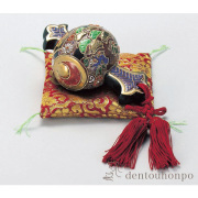 うちでの小槌　置物　九谷焼　小槌　古道具　古美術 送料無料】 小槌 盛 9号 / 打出の小槌 金の小槌 置物 九谷焼