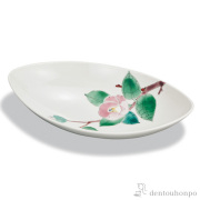 鉢 椿 8号≪在庫確認後、1~3営業日で出荷≫ ( 和食 食器 料理 食器 パーティー 九谷焼 )