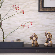 【送料無料】七福神 二福神 シルキーゴールド 恵比寿 大黒天 2種セット 専用木台付≪在庫確認後、10~14営業日程で出荷≫ ( 木札名入れ有料 母の日 プレゼント 初任給 恵比寿 大黒 宝船 置物 幸運 高岡銅器 )