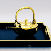 【送料無料】純金 銚子 無地≪1ヶ月程で出荷予定≫ ( 光則（金工芸） おとそ とそ器 日本酒 お正月 迎春 東京銀器（金工芸） )