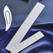 【送料無料】銀製 スケール ２００ｍｍタイプ≪在庫確認後、10~14営業日程で出荷≫ ( 名入れ有料 書道 高級 人気 お土産 おすすめ 東京銀器（銀工芸） )