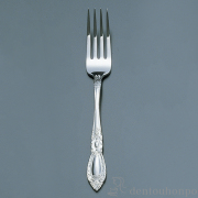 【送料無料】銀製 キングリチャード デザートフォーク≪在庫確認後、10~14営業日程で出荷≫ ( 退職祝い 定年 セット ティー コーヒー デザート 出産祝い 東京銀器（銀工芸） )