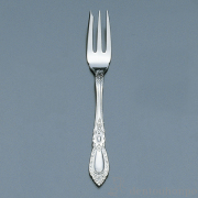 【送料無料】銀製 キングリチャード ケーキフォーク≪在庫確認後、10~14営業日程で出荷≫ ( 退職祝い 定年 セット ティー コーヒー デザート 出産祝い 東京銀器（銀工芸） )