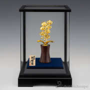 【送料無料】純金 胡蝶蘭 花七輪 B 55g≪1ヶ月程で出荷予定≫ ( 高級 コレクション 美術品 工芸品 伝統 東京銀器（金工芸） )