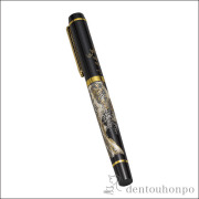 HG万年筆 波≪在庫確認後、1~3営業日で出荷≫ ( 母の日 プレゼント 初任給 まんねんひつ インク付 文房具 万年ひつ 山中漆器 山中漆器 )