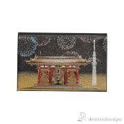 カードケース 浅草雷門≪在庫確認後、1~3営業日で出荷≫ ( 名入れ有料 メンズ レディース 名刺ケース カードケース 女性 山中漆器 )