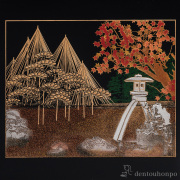 【送料無料】ステーショナリーセット 兼六園 黒 2点セット≪在庫確認後、1~3営業日で出荷≫ ( マウスパッド USBカード ボールペン お土産 おすすめ 山中漆器 )