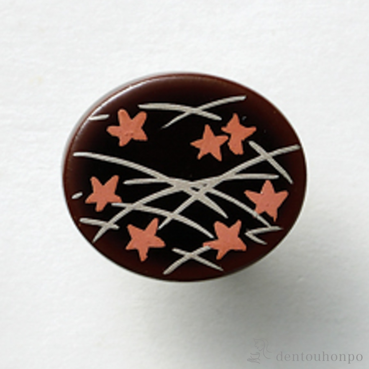 【送料無料】うるしピンズ ススキに紅葉≪在庫確認後、7営業日程で出荷≫ ( おしゃれ かわいい ピン アクセサリー ギフト 越前漆器 )