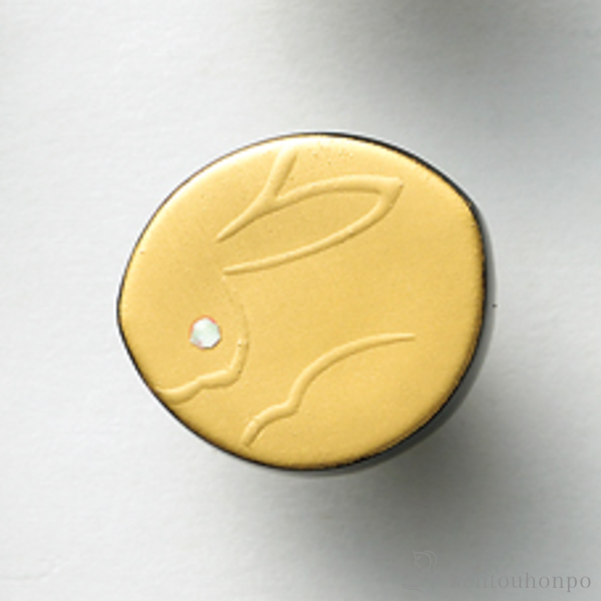 【送料無料】うるしピンズ 月うさぎ≪在庫確認後、4~7営業日程で出荷≫ ( おしゃれ かわいい ピン アクセサリー ギフト 越前漆器 )