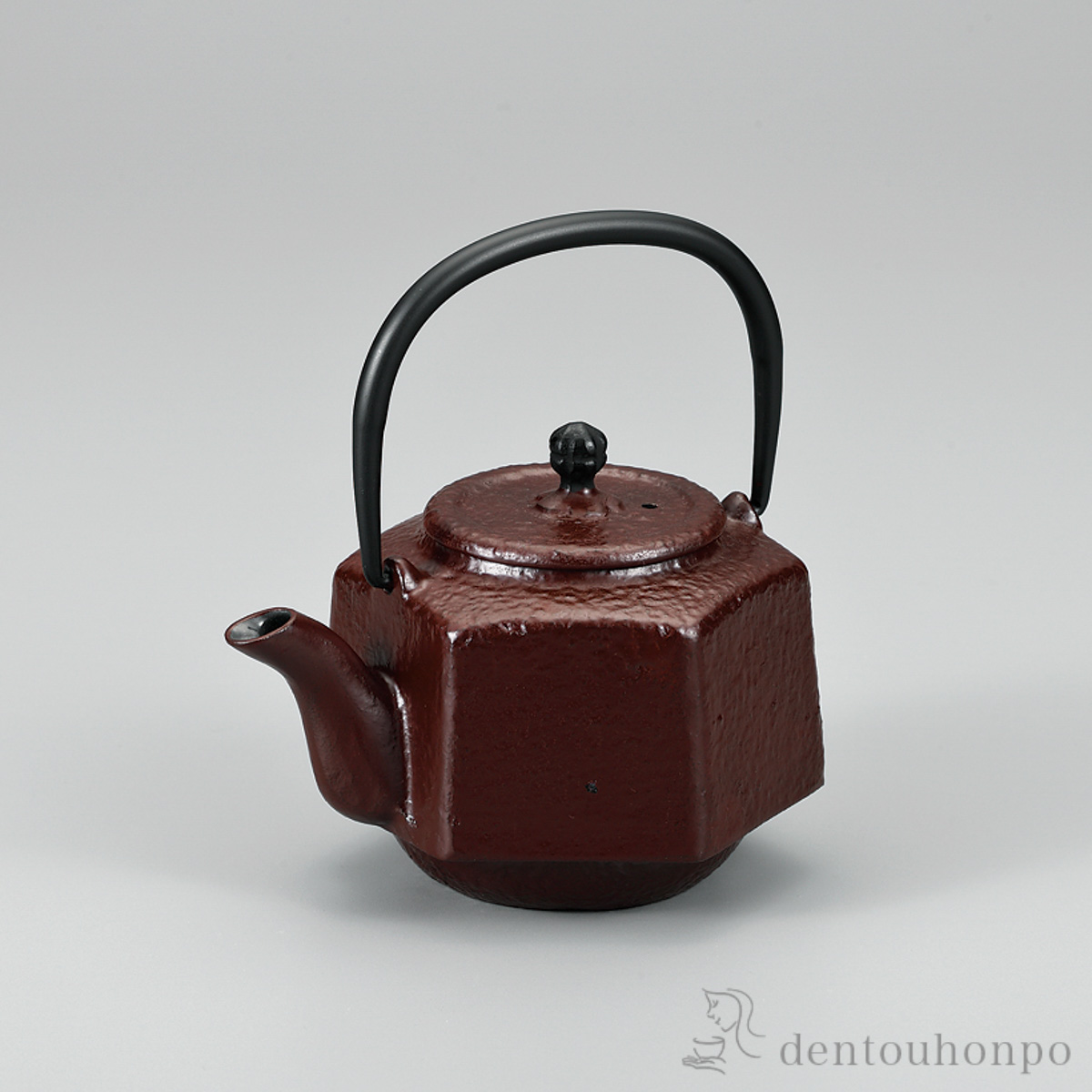 【送料無料】うるしPOT　 六角利休 茜 500ｍｌ≪在庫確認後、7営業日程で出荷≫ ( ティーポット お茶 煎茶 日本茶 おすすめ 越前漆器 )