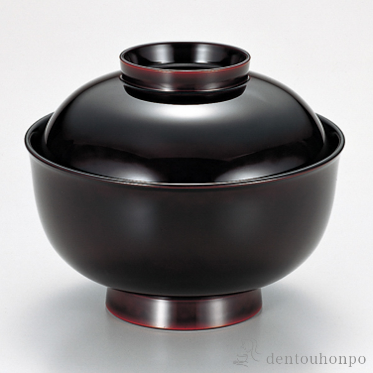 【送料無料】吸物椀 溜福型 5客≪在庫確認後、7営業日程で出荷≫ ( 雑煮椀 お椀 お吸い物 味噌汁 おすすめ 越前漆器 )