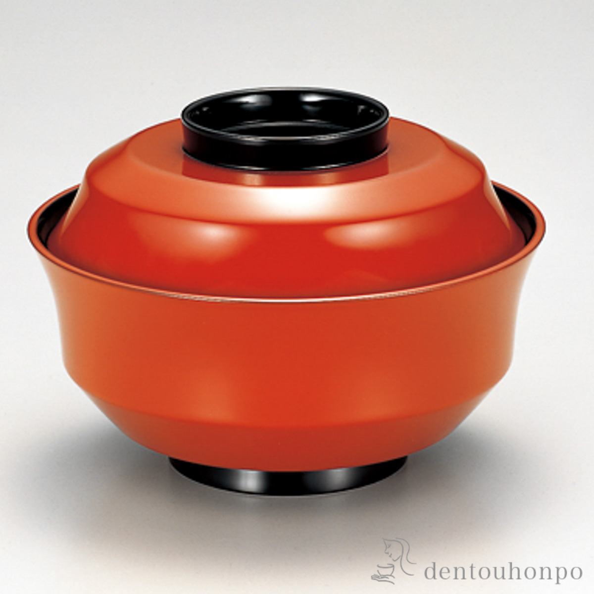 【送料無料】吸物椀 天竜寺 朱 5客≪在庫確認後、7営業日程で出荷≫ ( 雑煮椀 お椀 お吸い物 味噌汁 おすすめ 越前漆器 )