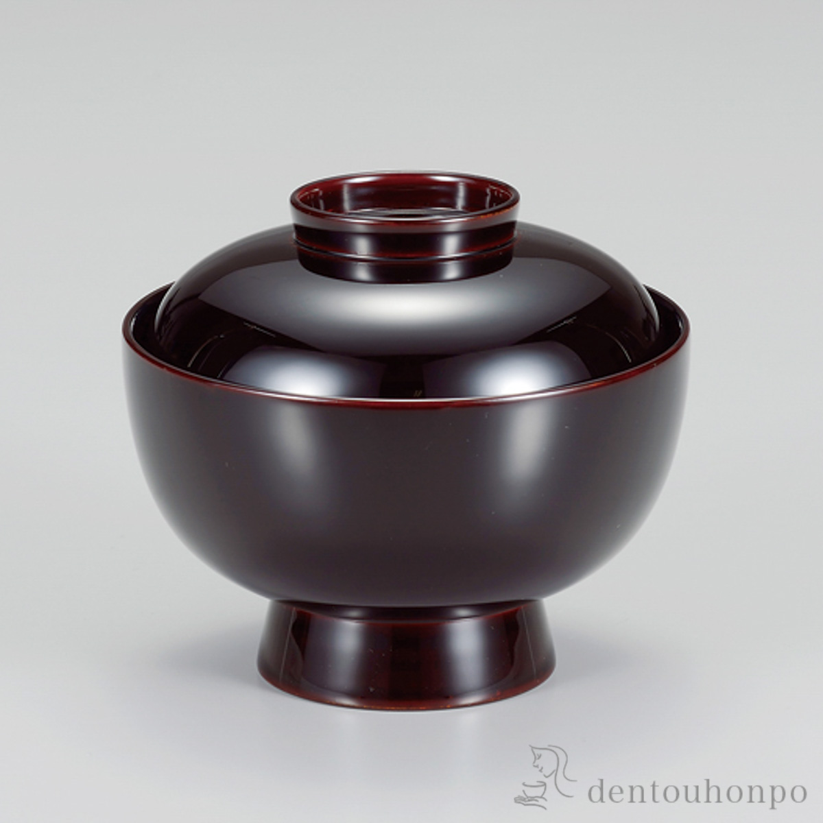 【送料無料】雑煮椀　 溜内黒≪在庫確認後、7営業日程で出荷≫ ( お正月 新年 雑煮椀 お椀 お吸い物 味噌汁 おすすめ 越前漆器 )