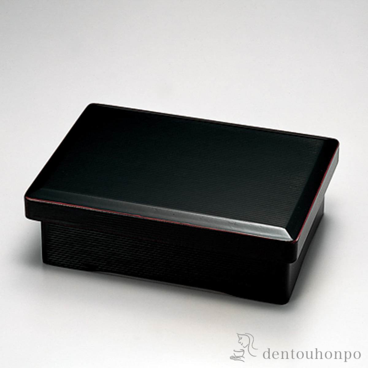 丼重 黒内朱≪在庫確認後、7営業日程で出荷≫ ( お弁当 運動会 ピクニック 遠足 人気 越前漆器 )