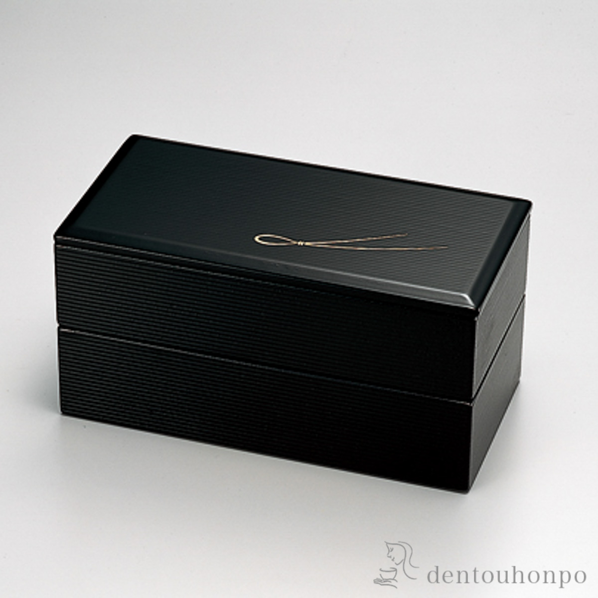 長角二段弁当 結び≪在庫確認後、7営業日程で出荷≫ ( お弁当 運動会 ピクニック 遠足 人気 越前漆器 )