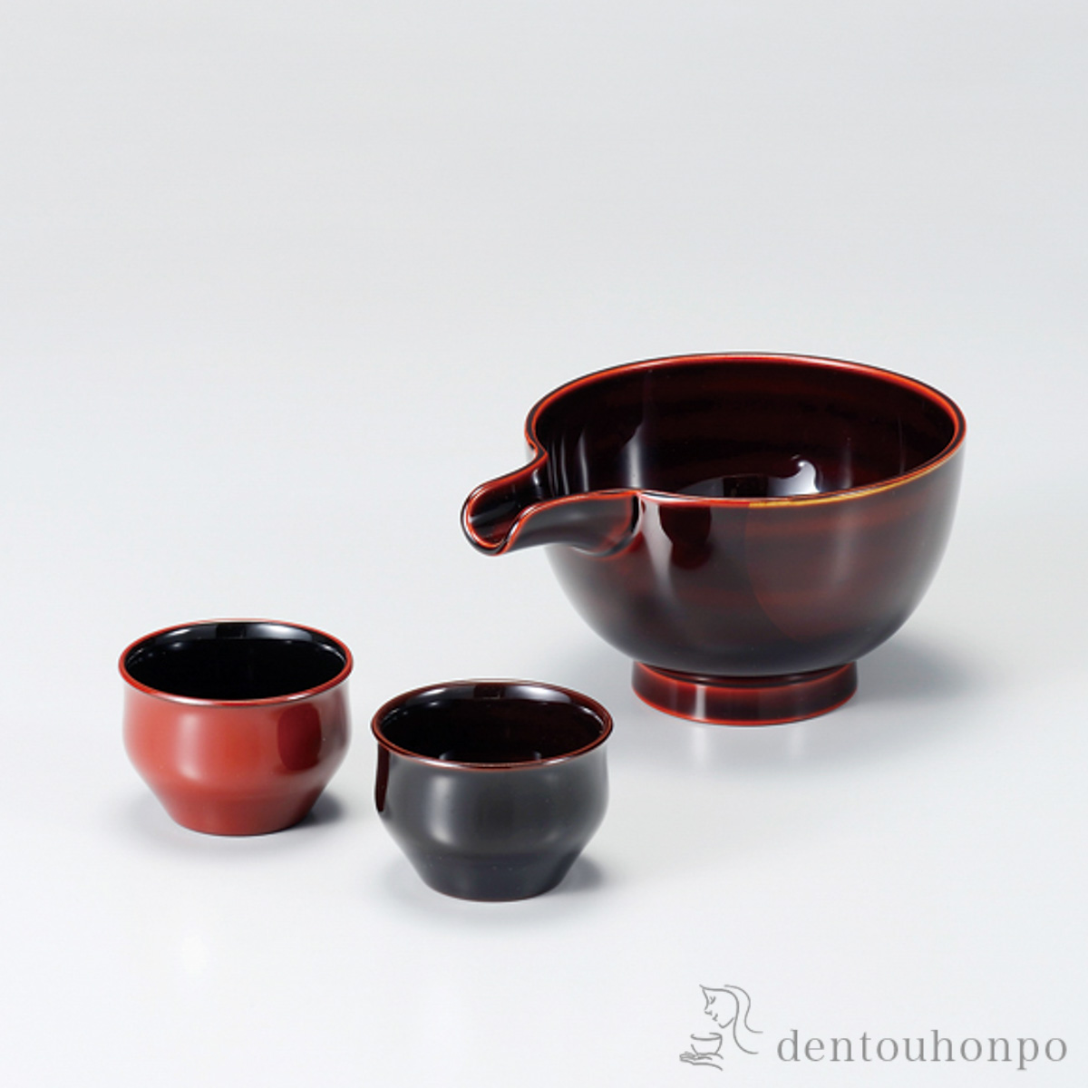 【送料無料】酒器セット 雪月花白檀≪在庫確認後、7営業日程で出荷≫ ( 酒器 日本酒 冷酒 プレゼント 人気 越前漆器 )