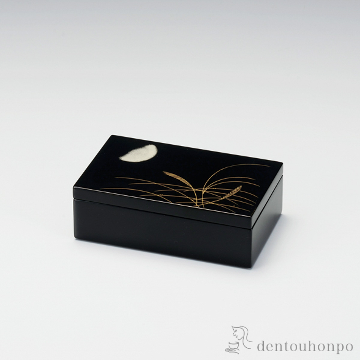 【送料無料】長小筥 むさしの沈金≪在庫確認後、7営業日程で出荷≫ ( アクセサリー入れ 収納ボックス ケース BOX 宝物 越前漆器 )