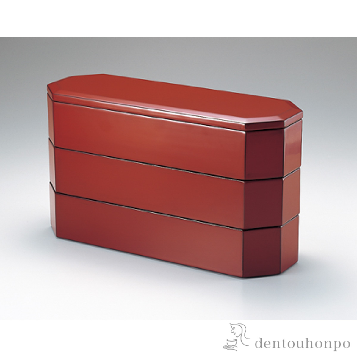 【送料無料】三段重 亀甲型 根来≪在庫確認後、7営業日程で出荷≫ ( お正月 新年 おせち 運動会 漆塗り お正月 人気 越前漆器 )