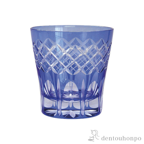 【送料無料】江戸切子 映見重ね矢来紋 オールド 江戸切子≪約半年で出荷予定≫ ( 田島硝子 ビールグラス ビアグラス 保温 保冷 人気 江戸切子 )