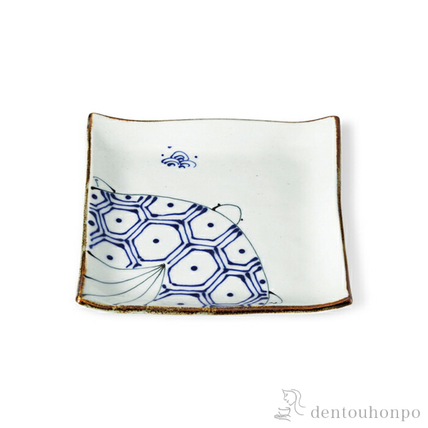 正角皿 kotohogi  亀≪在庫確認後、10~14営業日程で出荷≫ ( kotohogi 角皿 長皿 焼き魚 さんま おしゃれ 波佐見焼 )
