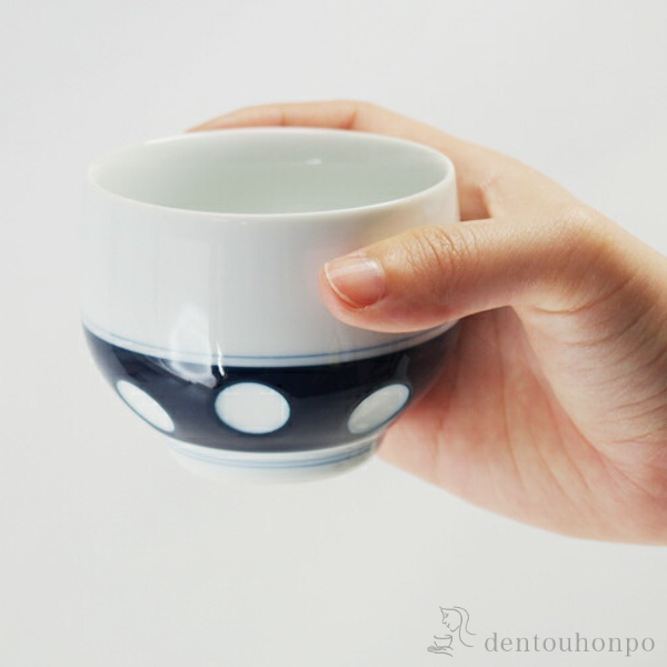 【送料無料】湯呑 玉仙茶 水玉 5個セット≪在庫確認後、10~14営業日程で出荷≫ ( 波佐見焼 水玉 茶器セット 急須 湯呑み 日本茶 中国茶 波佐見焼 )