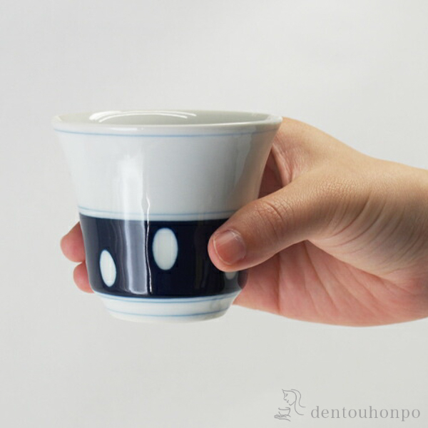 【送料無料】湯呑 中仙茶 水玉 5個セット≪在庫確認後、10~14営業日程で出荷≫ ( 波佐見焼 水玉 茶器セット 急須 湯呑み 日本茶 中国茶 波佐見焼 )