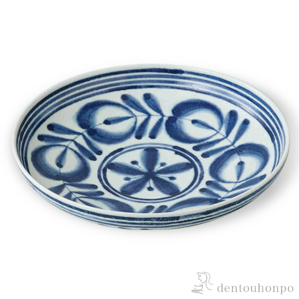 プレート モダンブルー LL≪在庫確認後、10~14営業日程で出荷≫ ( モダンブルー 盛皿 プレート テーブルウェア 食器 パーティー 波佐見焼 )