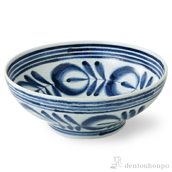 ボウル モダンブルー L≪在庫確認後、10~14営業日程で出荷≫ ( モダンブルー 和食 食器 料理 食器 パーティー 波佐見焼 )