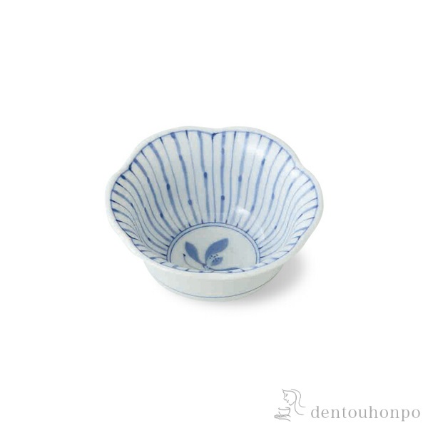 【送料無料】六方花小付 十草蘭 5個セット≪在庫確認後、10~14営業日程で出荷≫ ( 和食 食器 おつまみ 朝食 料理 波佐見焼 )