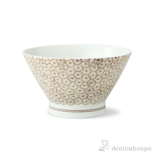 くらわんか丼 亀甲紋 茶 3個セット≪在庫確認後、10~14営業日程で出荷≫ ( どんぶり 食器 器 親子丼 しらす丼 波佐見焼 )