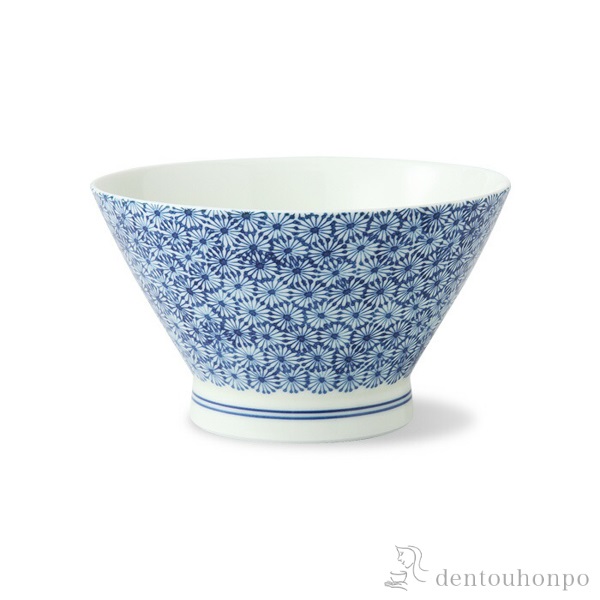 くらわんか丼 亀甲紋 青 3個セット≪在庫確認後、10~14営業日程で出荷≫ ( どんぶり 食器 器 親子丼 しらす丼 波佐見焼 )