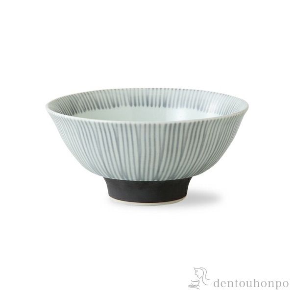 【送料無料】飯碗 千筋十草 青 大 3個セット≪在庫確認後、10~14営業日程で出荷≫ ( ごはん 白ご飯 お茶碗 飯碗 おすすめ 波佐見焼 )