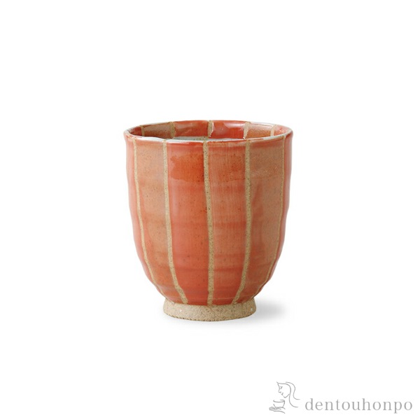 湯呑 十草 赤 5個セット≪在庫確認後、10~14営業日程で出荷≫ ( 湯のみ ゆのみ 湯飲み カップ プレゼント 波佐見焼 )