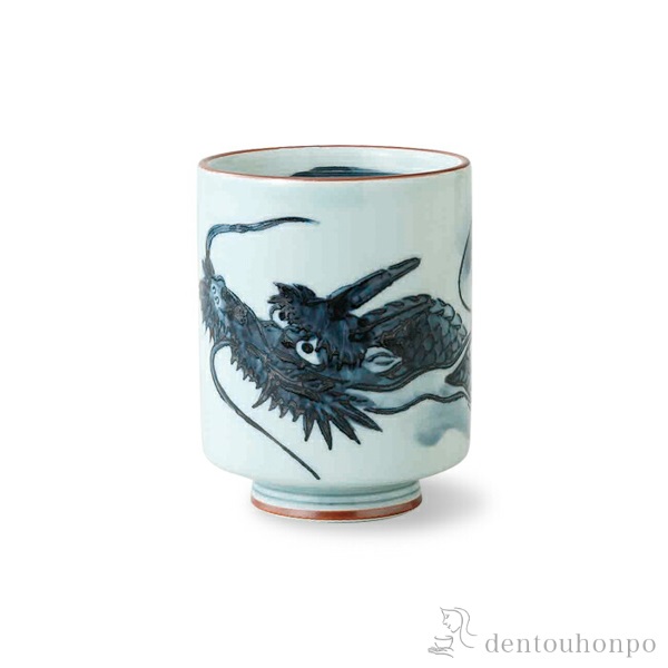 湯呑 龍絵 特大 3個セット≪在庫確認後、10~14営業日程で出荷≫ ( 湯のみ ゆのみ 湯飲み カップ プレゼント 波佐見焼 )