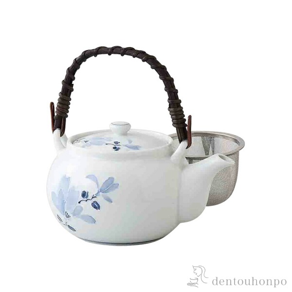 【送料無料】MS土瓶 辻が花 4号≪在庫確認後、10~14営業日程で出荷予定≫ ( ポット どびん お茶 土瓶蒸し 和食器 波佐見焼 )