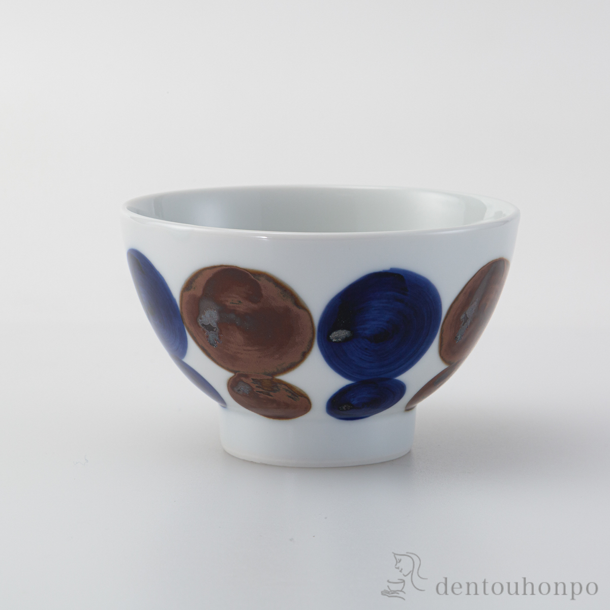 【送料無料】コリエ 茶碗 藍 ３個セット≪在庫確認後、10~14営業日程で出荷≫ ( ごはん 白ご飯 お茶碗 飯碗 おすすめ 波佐見焼 )