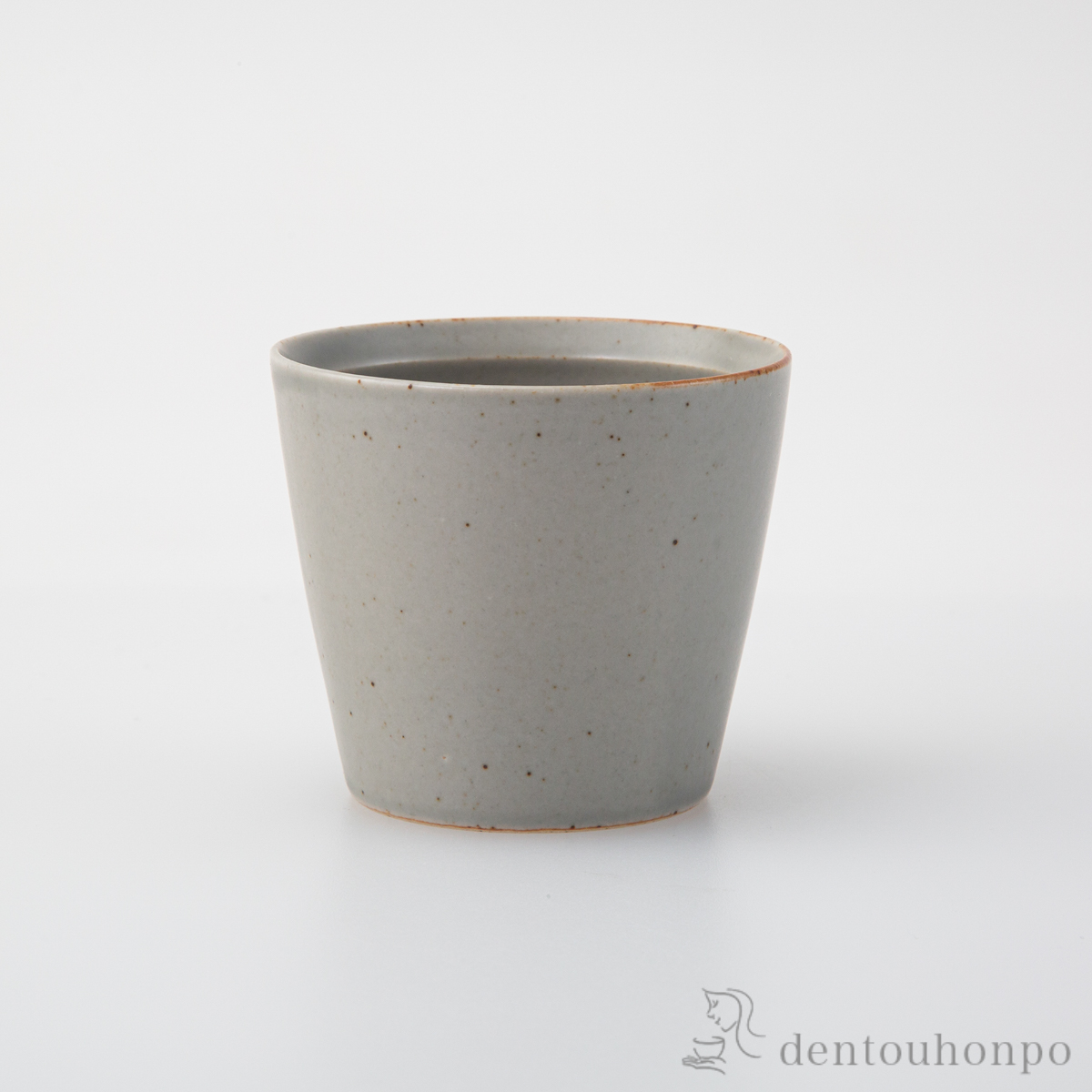 シェイプ Sカップ グレー ５個セット≪在庫確認後、10~14営業日程で出荷≫ ( 焼酎グラス ビアカップ ビールグラス フリーカップ グラス 波佐見焼 )